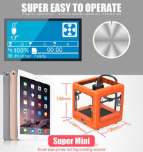 Load image into Gallery viewer, EasyThreed LED FDM Mini 3D Printer