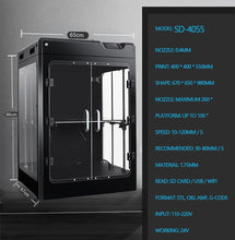 Load image into Gallery viewer, SD-4055 fdm TFT Touch Screen 3D printer
